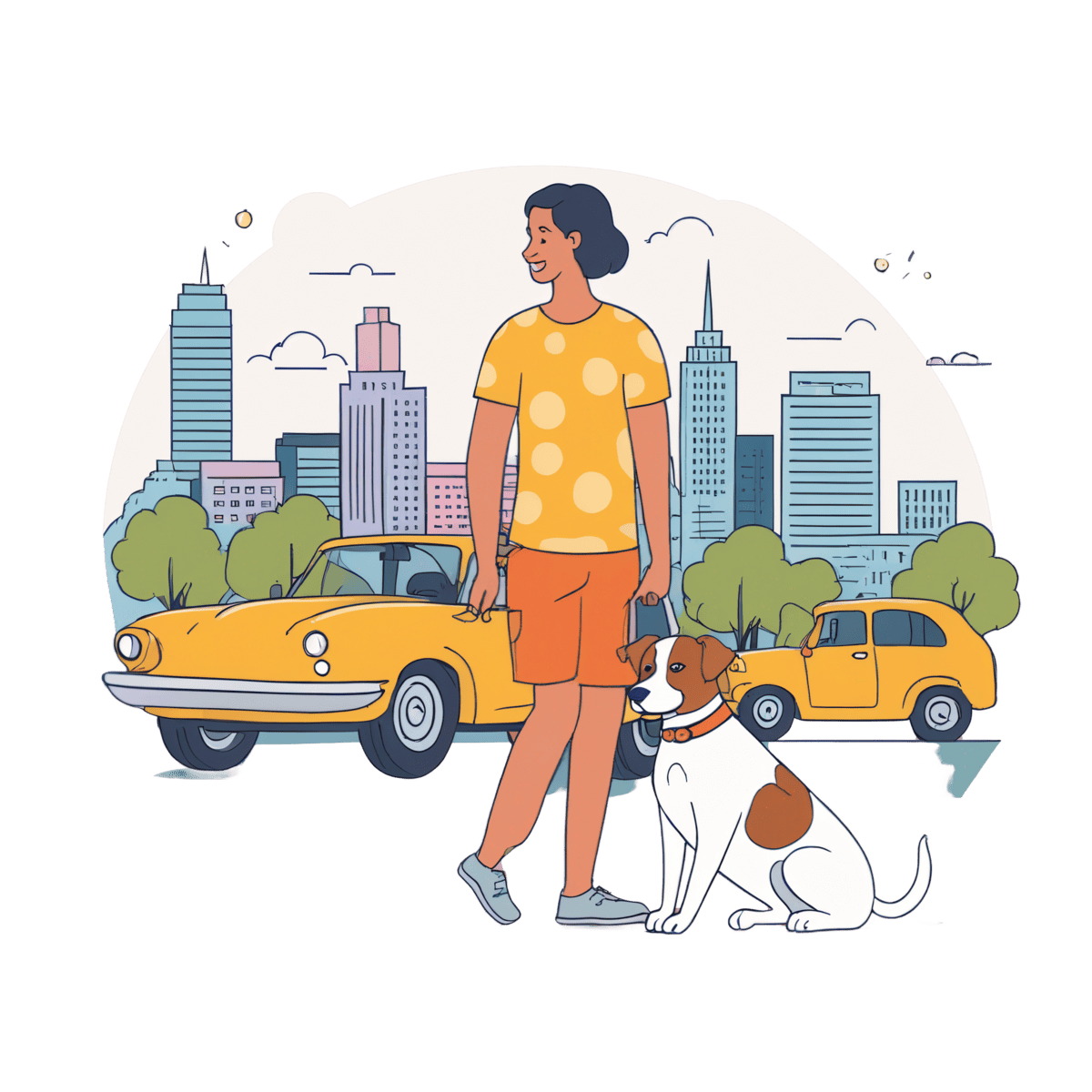 service area in austin for dog walking and pet sitting icon
